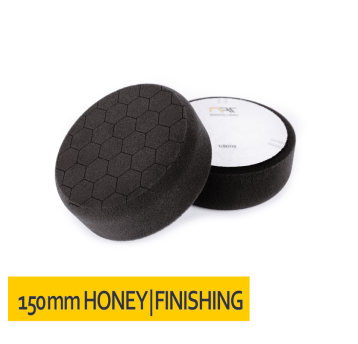 Gąbka polerska 'HONEYCOMB' rzep 150x50 Czarna