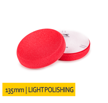 Gąbka polerska na rzep 135x25 Czerwona