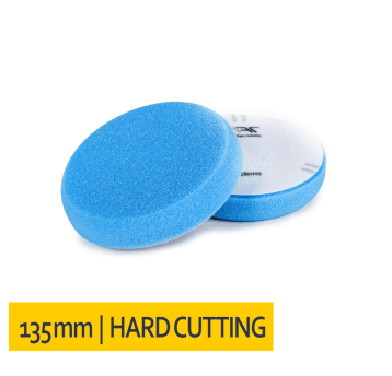 Gąbka polerska na rzep 135x25 Niebieska