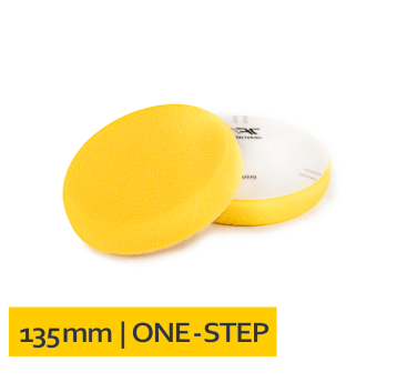 Gąbka polerska na rzep 135x25 Żółta