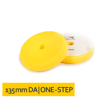 Gąbka polerska na rzep 135x25 Żółta DA