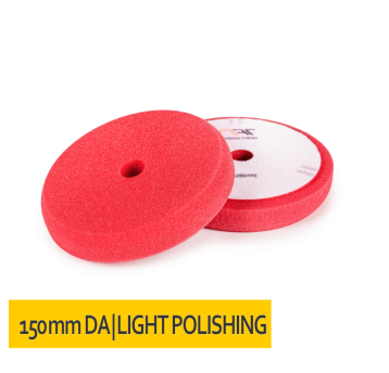 Gąbka polerska na rzep 150x25 Czerwona DA