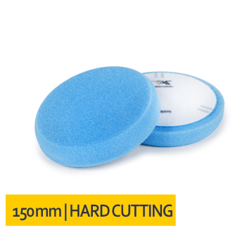 Gąbka polerska na rzep 150x25 Niebieska