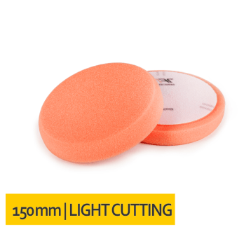 Gąbka polerska na rzep 150x25 Pomarańczowa