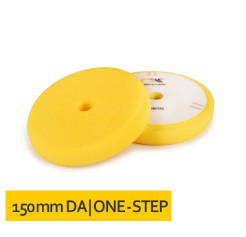 Gąbka polerska na rzep 150x25 Żółta DA