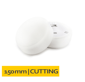 Gąbka polerska na rzep 150x50 Biała