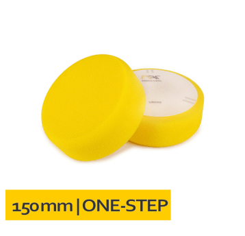 Gąbka polerska na rzep 150x50 Żółta