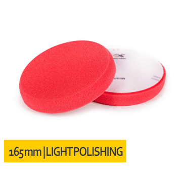 Gąbka polerska na rzep 165x25 Czerwona