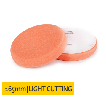 Gąbka polerska na rzep 165x25 Pomarańczowa