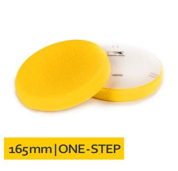 Gąbka polerska na rzep 165x25 Żółta