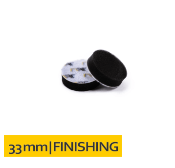 Gąbka polerska na rzep 33x10 Czarna