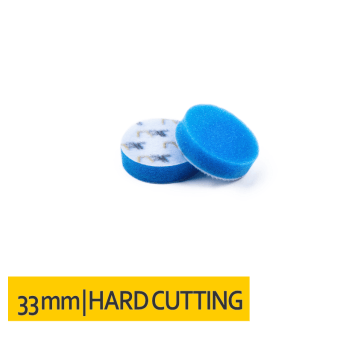 Gąbka polerska na rzep 33x10 Niebieska