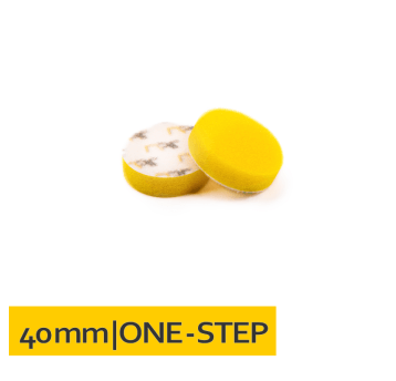 Gąbka polerska na rzep 40x10 Żółta