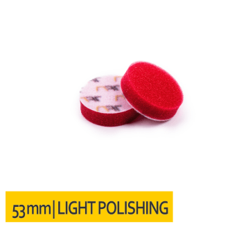 Gąbka polerska na rzep 53x10 Czerwona