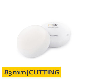 Gąbka polerska na rzep 83x25 Biała