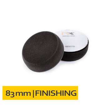 Gąbka polerska na rzep 83x25 Czarna