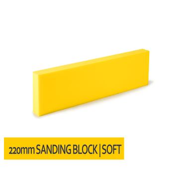 Klocek szlifierski żółty miękki długi 220x62