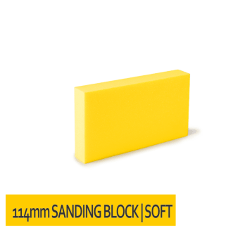 Klocek szlifierski żółty miękki krótki 114x62