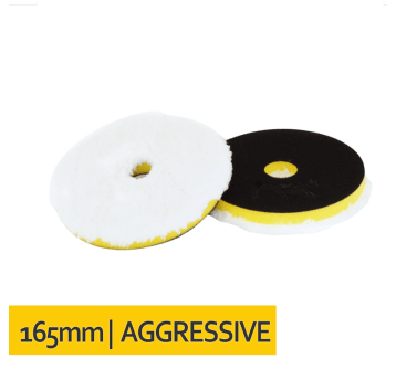 Pad mikrofibrowy agresywny twardy 165mm DA