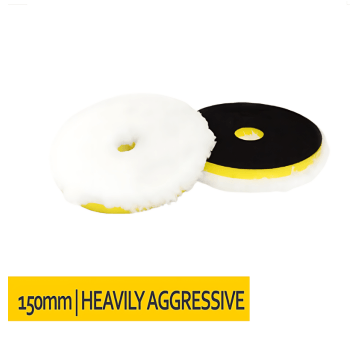 Pad mikrofibrowy mocno agresywny twardy 150mm DA