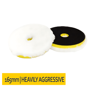 Pad mikrofibrowy mocno agresywny twardy 165mm DA