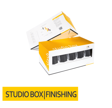 Studio Box 'SLASH' 133x148x25 Czarne DA 10szt